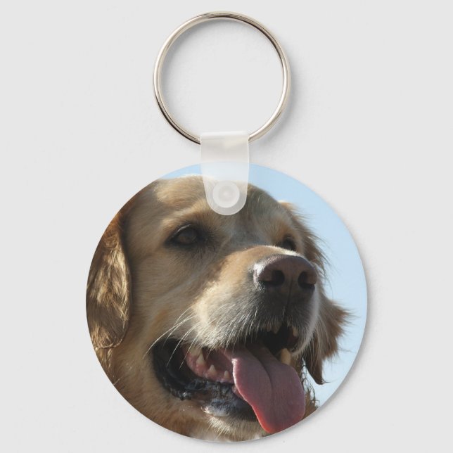Golden Retriever Keychain (Front)
