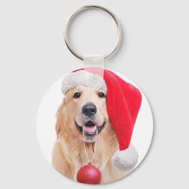 Golden Retriever Keychain (Front)