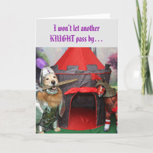 Golden Retriever Knight Thank You Card