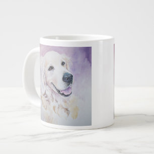 Golden retriever large coffee mug