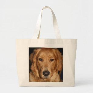 Golden Retriever Large Tote Bag