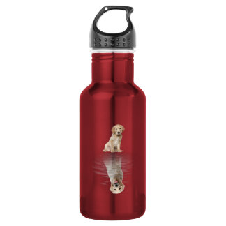 Golden Retriever Life Cute Love Golden Retriever 532 Ml Water Bottle