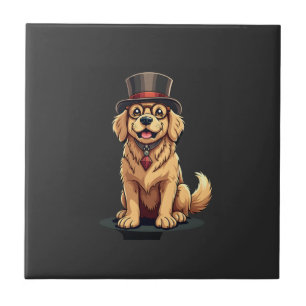 Golden Retriever Lover Dog Golden Retrievers Top H Ceramic Tile