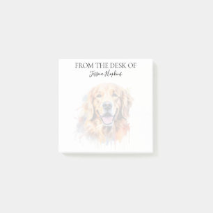 Golden Retriever Lover Monogrammed Notes