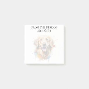 Golden Retriever Lover Monogrammed Notes