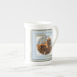 Golden Retriever Lovers Art Gifts Bone China Mug