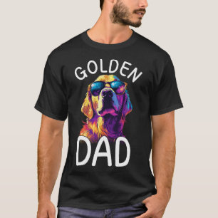 Golden Retriever Lovers Golden Retriever Dad T-Shirt