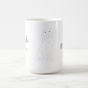 Golden retriever lovers mug