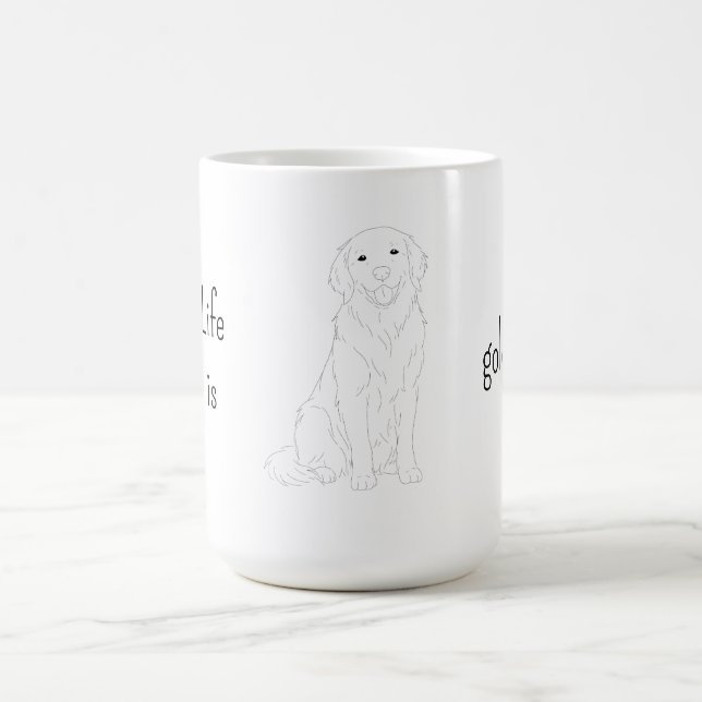 Golden retriever lovers mug (Center)