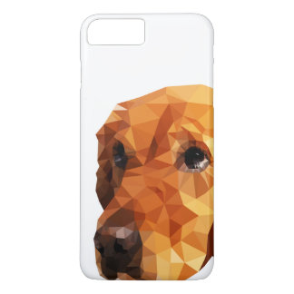 Golden Retriever Low Poly Art iPhone 8 Plus/7 Plus Case