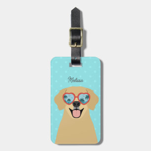 Golden Retriever Luggage Tags