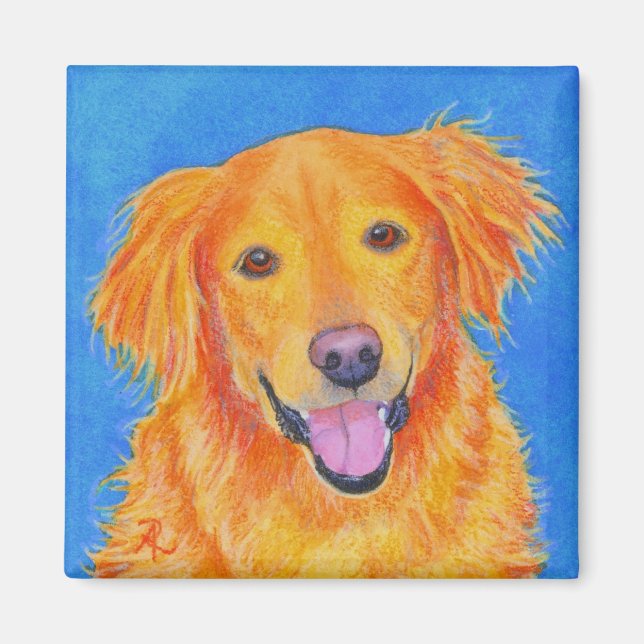 Golden Retriever Magnet - "Sydney" (Front)