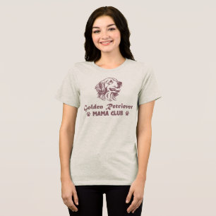 Golden Retriever Mama Club Shirt for Dog Moms
