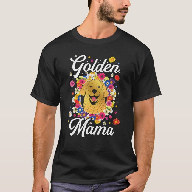 Golden Retriever Mama T-Shirt (Front)