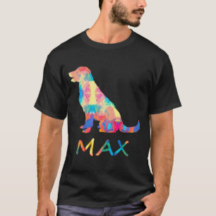 Golden Retriever Max Dog Name Dog Lover Men Women  T-Shirt
