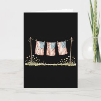 Golden Retriever merica Shirt Patriotic Puppy 4th Card