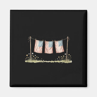 Golden Retriever merica Shirt Patriotic Puppy 4th Magnet