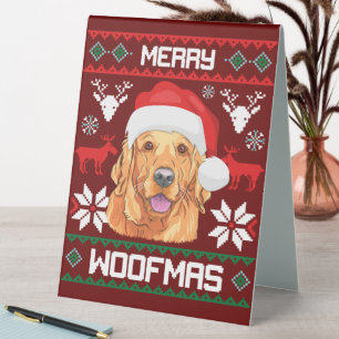 Golden Retriever Merry Woofmas Sweatshirt Dog