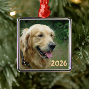 Golden Retriever Metal Ornament