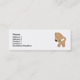Golden Retriever Mini Business Card