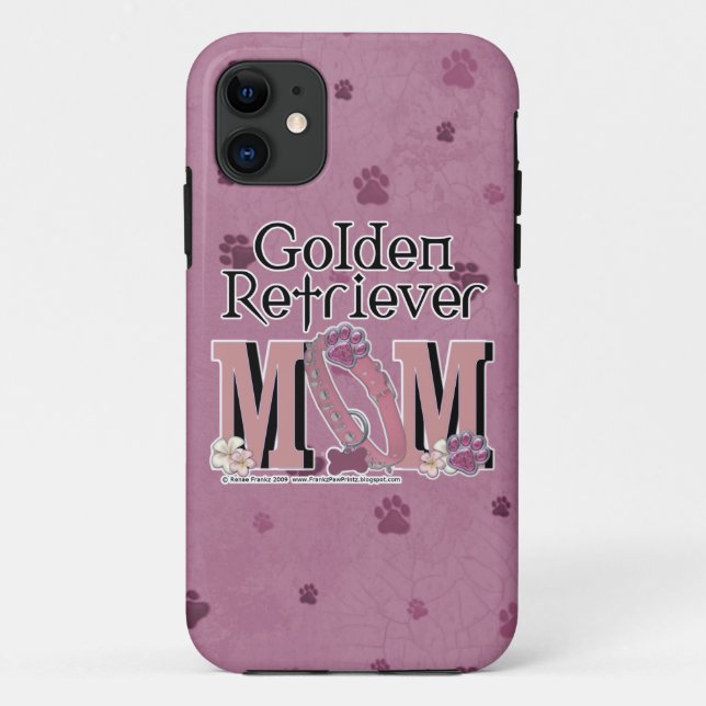 Golden Retriever MOM Case-Mate iPhone Case (Back)
