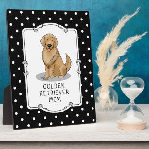 Golden Retriever Mom - Cute Dog Mom Plaque
