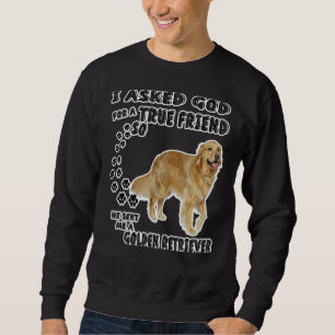 Golden Retriever Mom Dad Costume Cute Sweatshirt