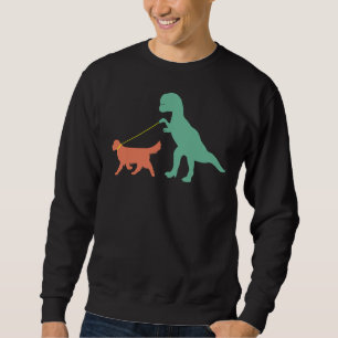Golden Retriever Mom Dinosaur Cute Golden Retrieve Sweatshirt
