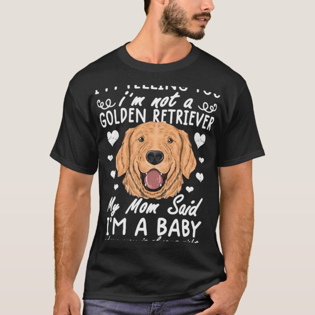 golden retriever mom  for women  golden retriever T-Shirt (Front)