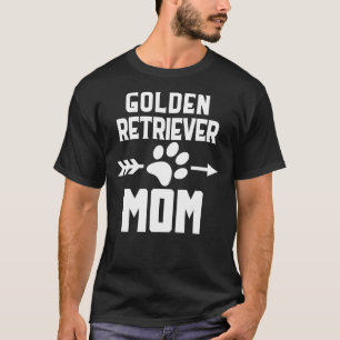 Golden Retriever Mom Paw Arrow T-Shirt