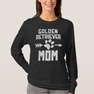 Golden Retriever Mom Paw Arrow T-Shirt