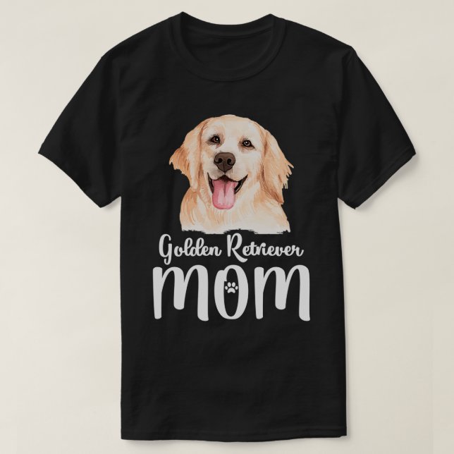 Golden Retriever Mom  Puppy Women's Dog Lover  T-Shirt (Design Front)