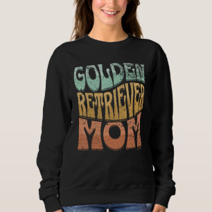 Golden Retriever Mom Vintage Dog Mom Sweatshirt