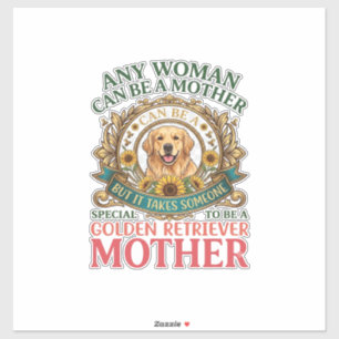 Golden Retriever Mother Dog Sunflowers Bees_1