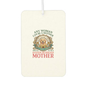 Golden Retriever Mother Dog Sunflowers Bees_1 Car Air Freshener