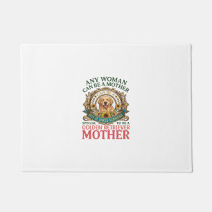 Golden Retriever Mother Dog Sunflowers Bees_1 Doormat
