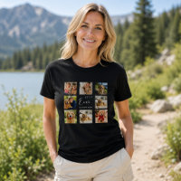 Golden Retriever Mother Mum photo collage black