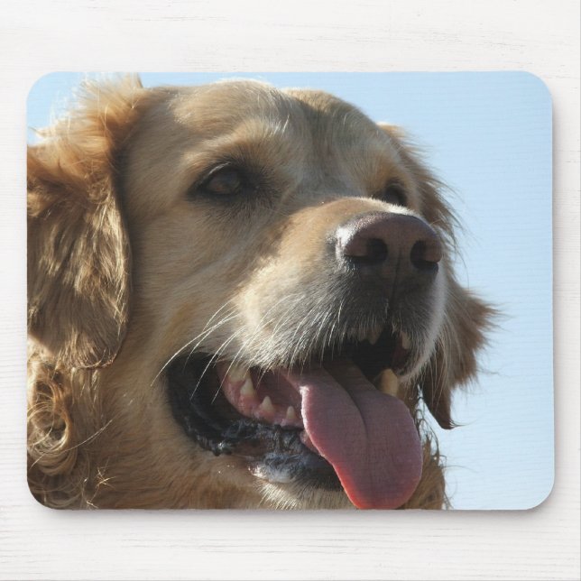 Golden Retriever Mouse Pad (Front)