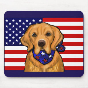 Golden Retriever Mouse Pad