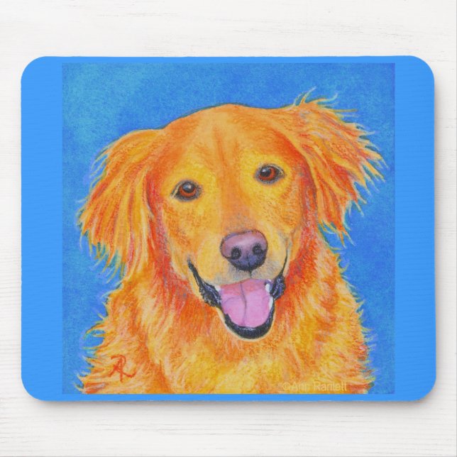 Golden Retriever Mousepad - "Sydney" (Front)