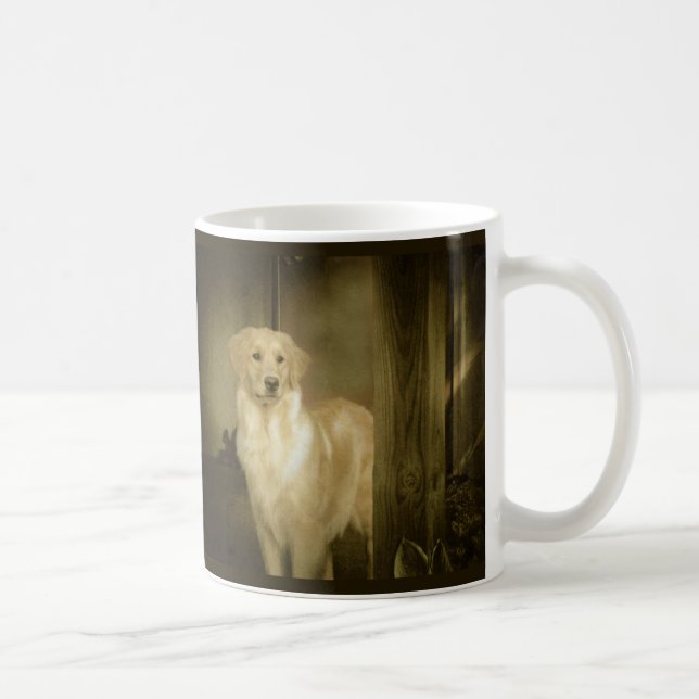 Golden Retriever Mug Lady In Waiting (Right)