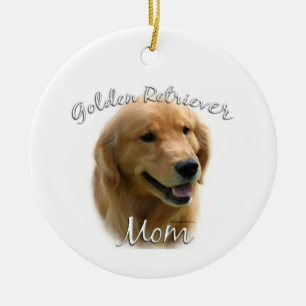 Golden Retriever Mum 2 Ceramic Ornament