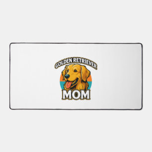 Golden Retriever Mum – Cute Dog Lover Design Desk Mat