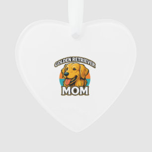Golden Retriever Mum � Cute Dog Lover Design Ornament