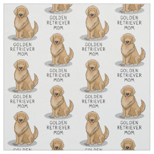 Golden Retriever Mum - Dog Mum Fabric