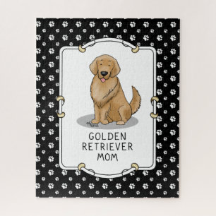 Golden Retriever Mum - Dog Mum Jigsaw Puzzle