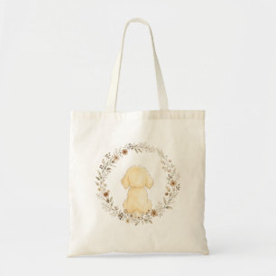 Golden Retriever Mum Elegant Watercolor Dog Mum Tote Bag
