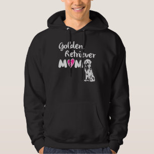 Golden Retriever Mum Fitted Scoop Hoodie