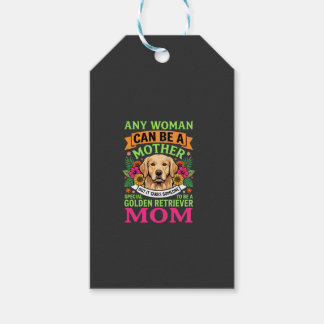 Golden Retriever Mum Floral Dog Lover Gift Tags