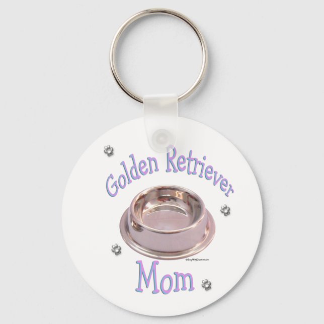 Golden Retriever Mum Keychain (Front)